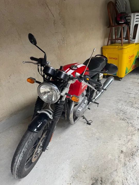 Royal Enfield Continental GT 650cc - Vermelha - Impecável - Foto 4
