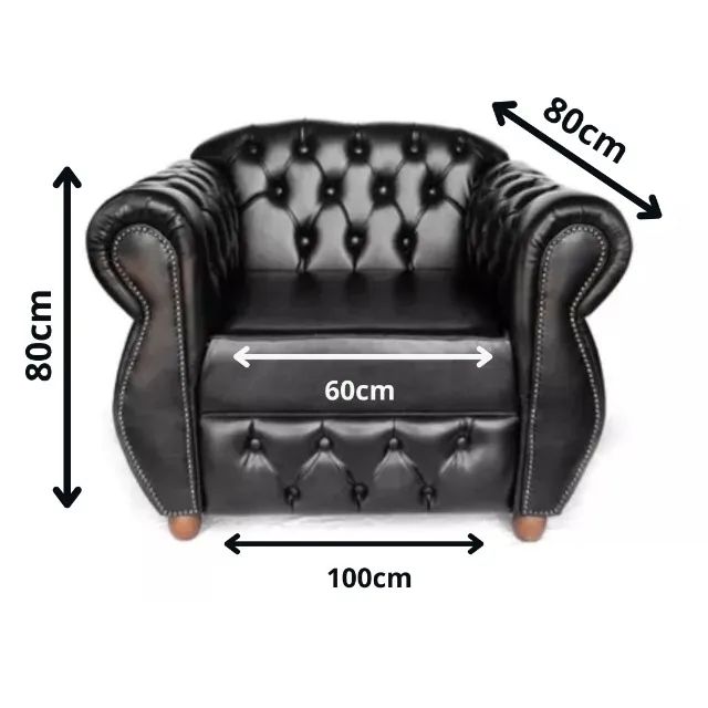 Poltrona Chesterfield Veludo Nova Direto da Fábrica - Foto 5