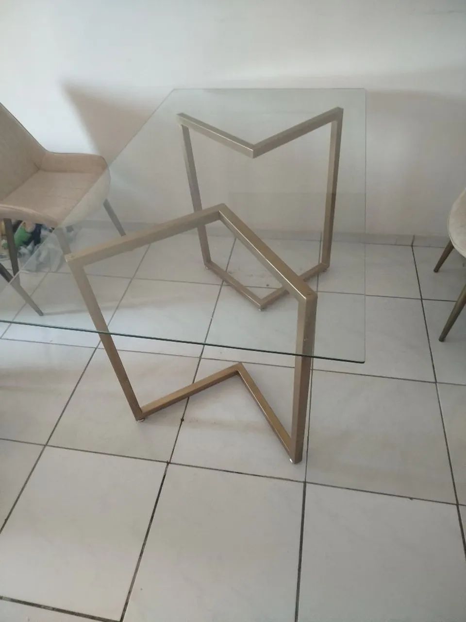 Bases de mesa em metal dourado - Foto 2