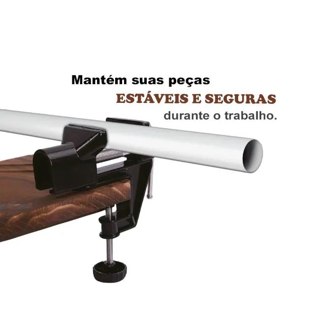Morsa para Bancada Ajustavel Torno de Mesa [Excelente Produto] - Foto 3