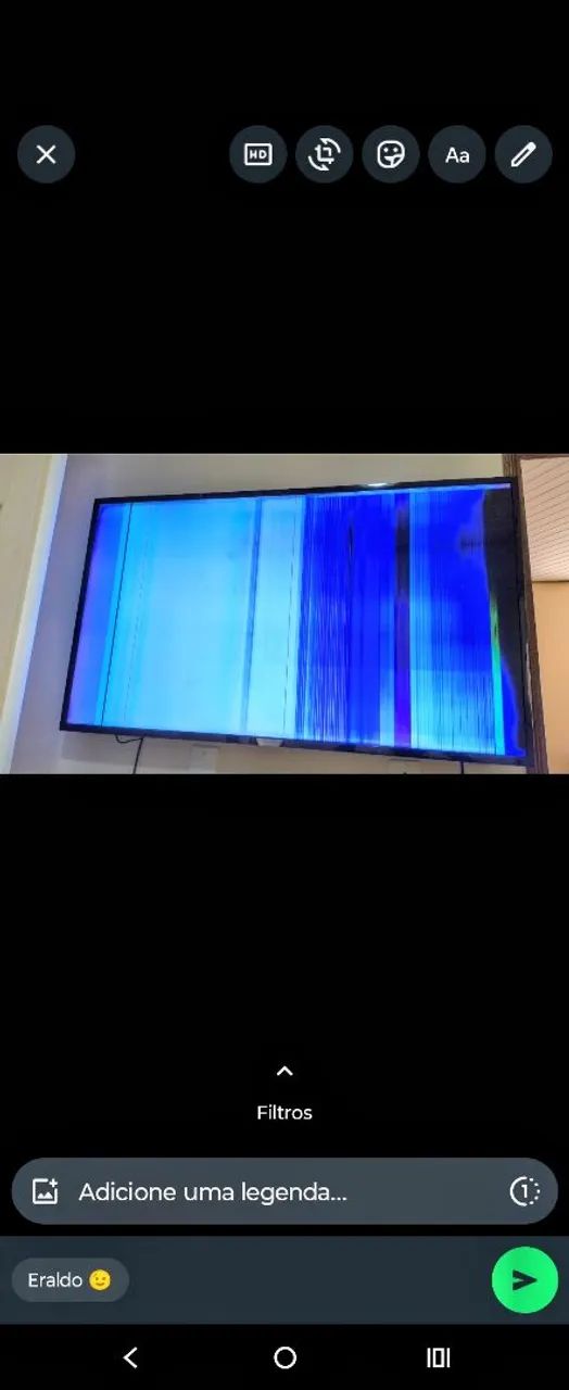 Tv 50  polegadas/ retirada de peças 