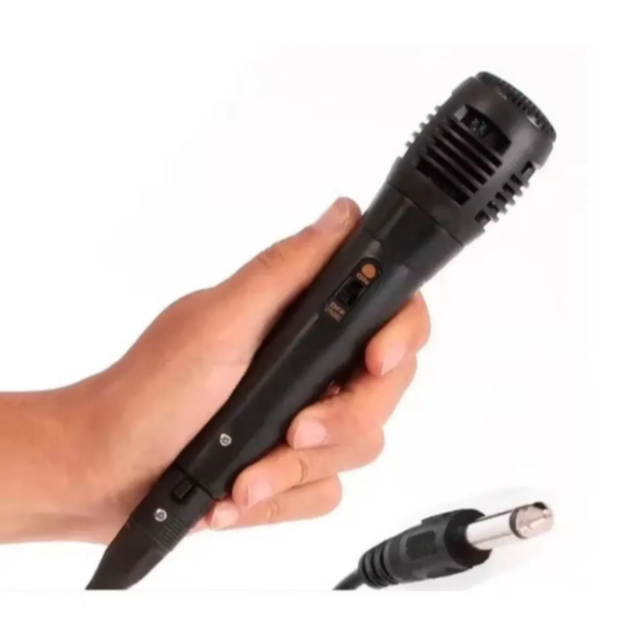 Microfone com Fio para Karaokê Entrega Grátis JP
