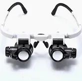 oculos lupa de cabeça