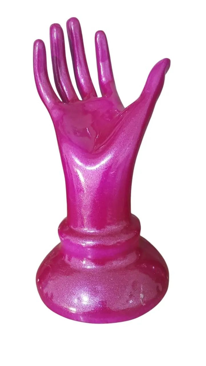 Manequim Mão Expositor Feminina Para Anéis  - Foto 4