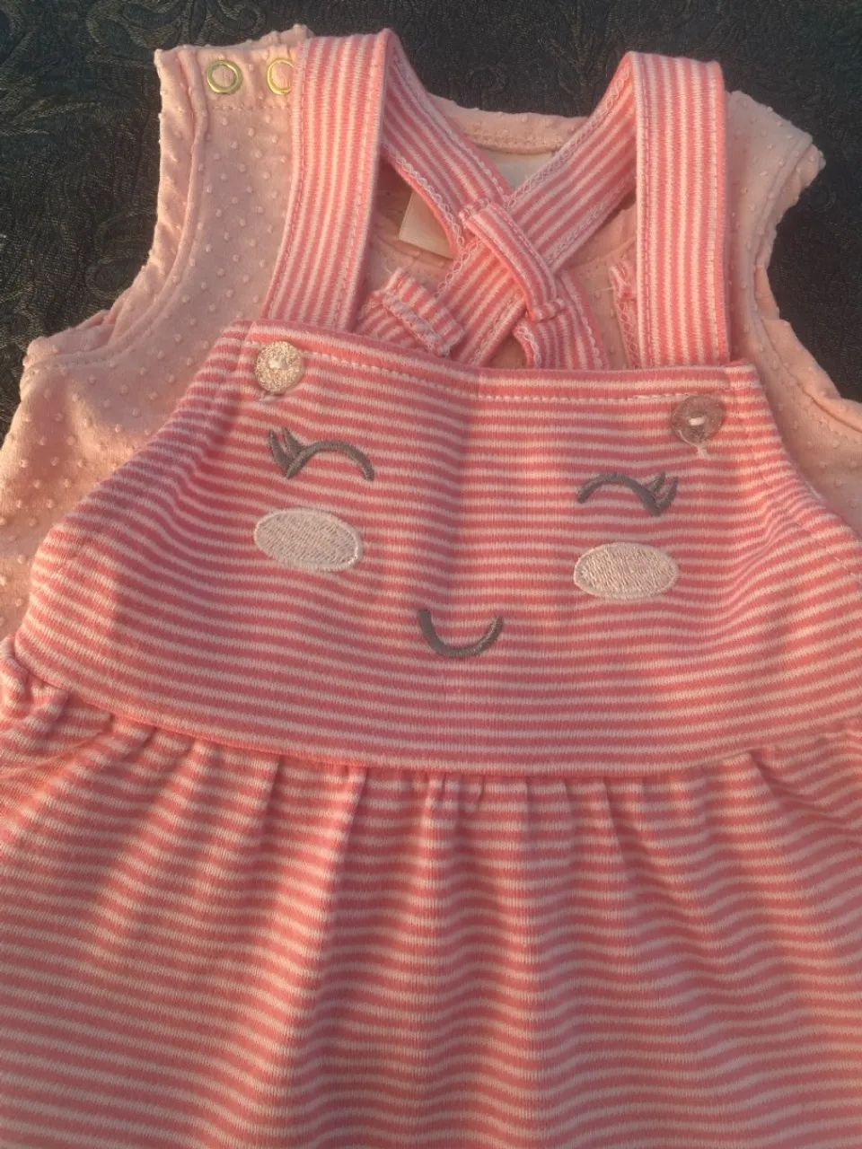 Vestido com body bebê TAM M