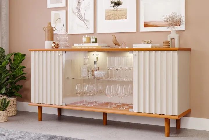 Buffet Janice - Design Elegante com LED e Entrega Rápida! - Foto 2