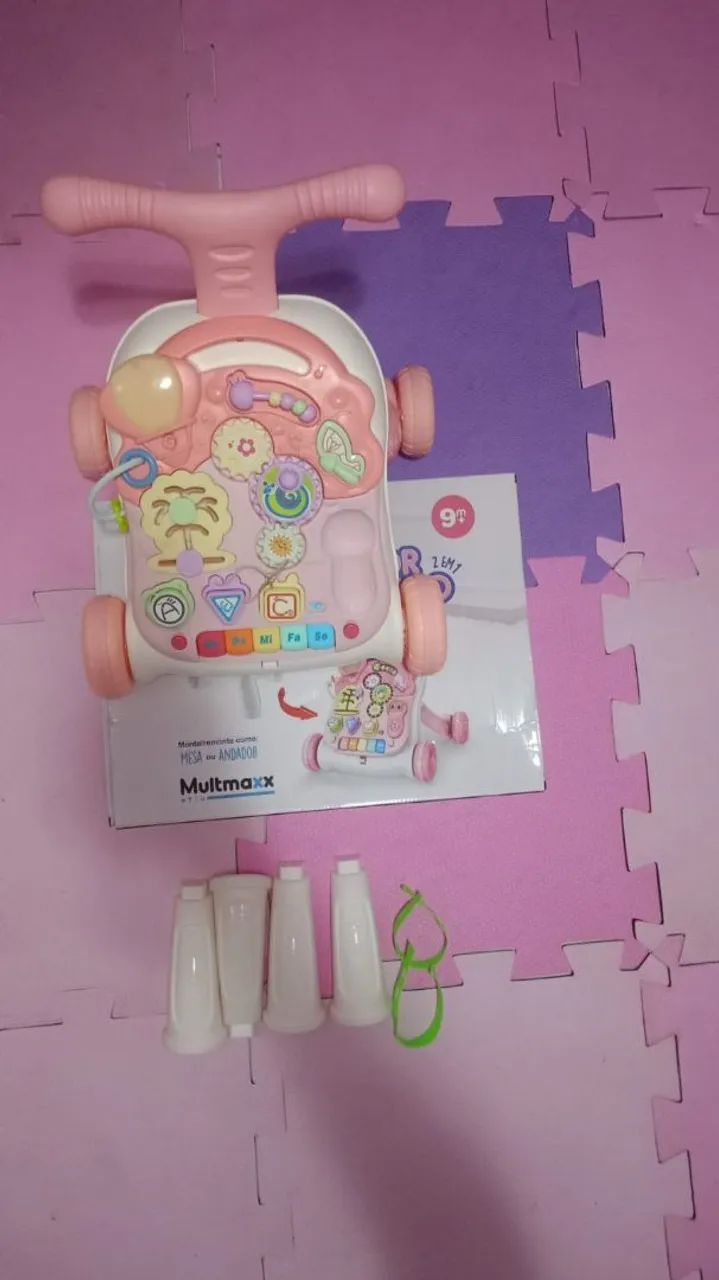 Andador Apoiador Didático Infantil - Diversão e Aprendizado para o Seu Bebê - Foto 2