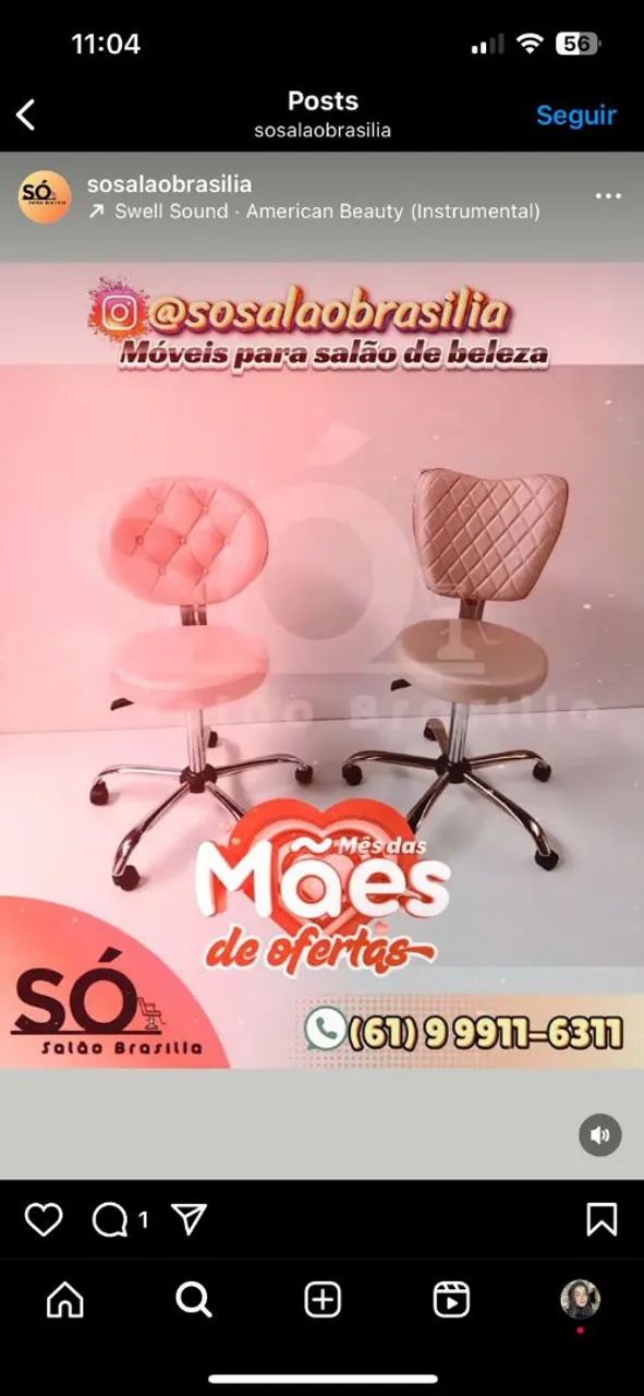 Cadeira de manicure e cadeira hidráulica para salão de beleza  - Foto 3