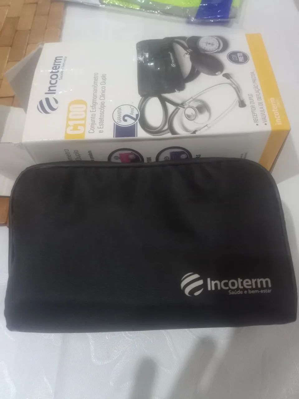 Kit Enfermagem Estetoscópio e manômetro - Foto 3