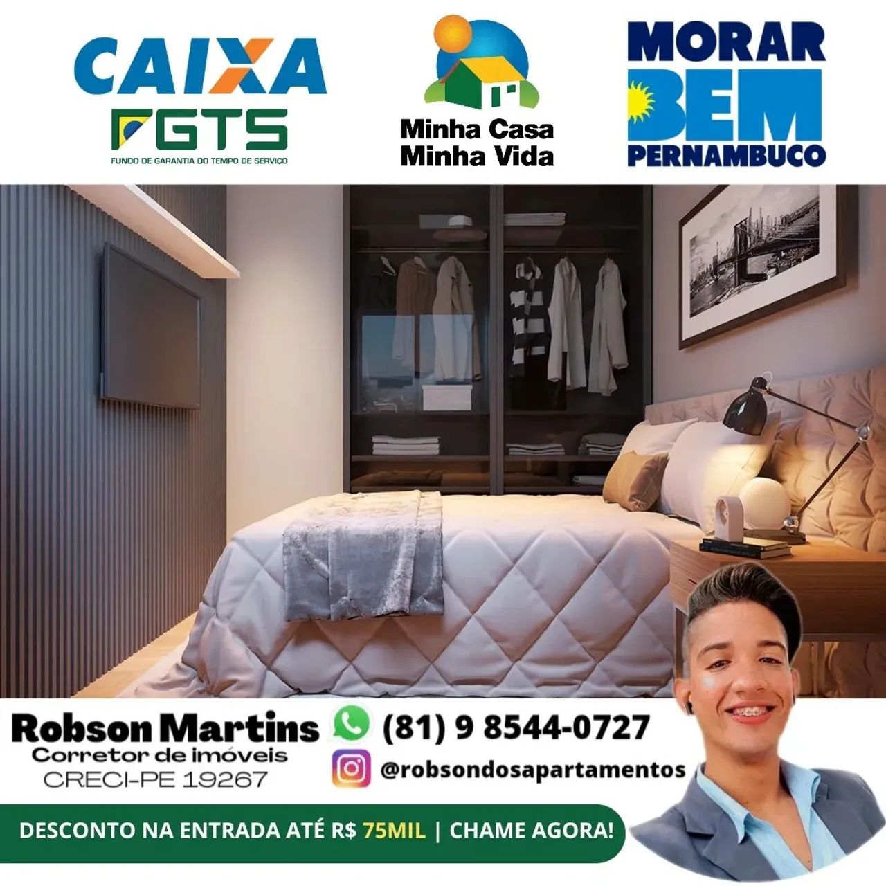 PAULISTA | MINHA CASA, MINHA VIDA | 2 QUARTOS MENSAIS A PARTIR DE R$450 - Foto 4