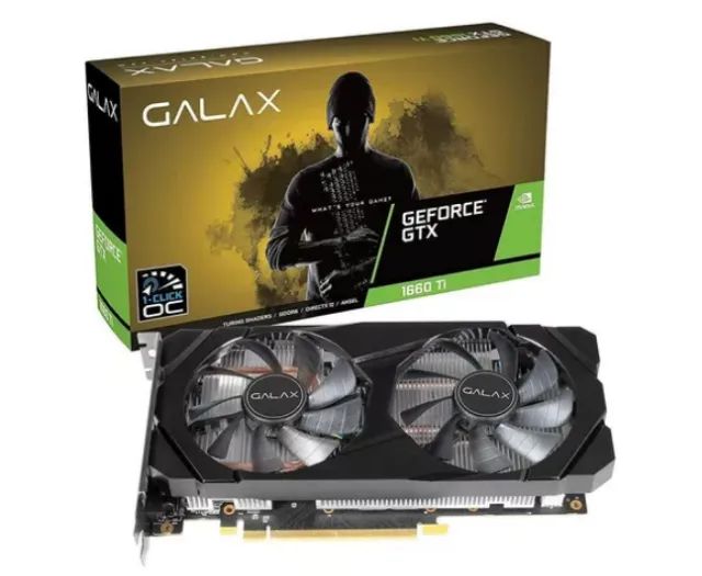 Placa De Vídeo Galax Nvidia Gtx 1660 Ti 6gb Gddr6