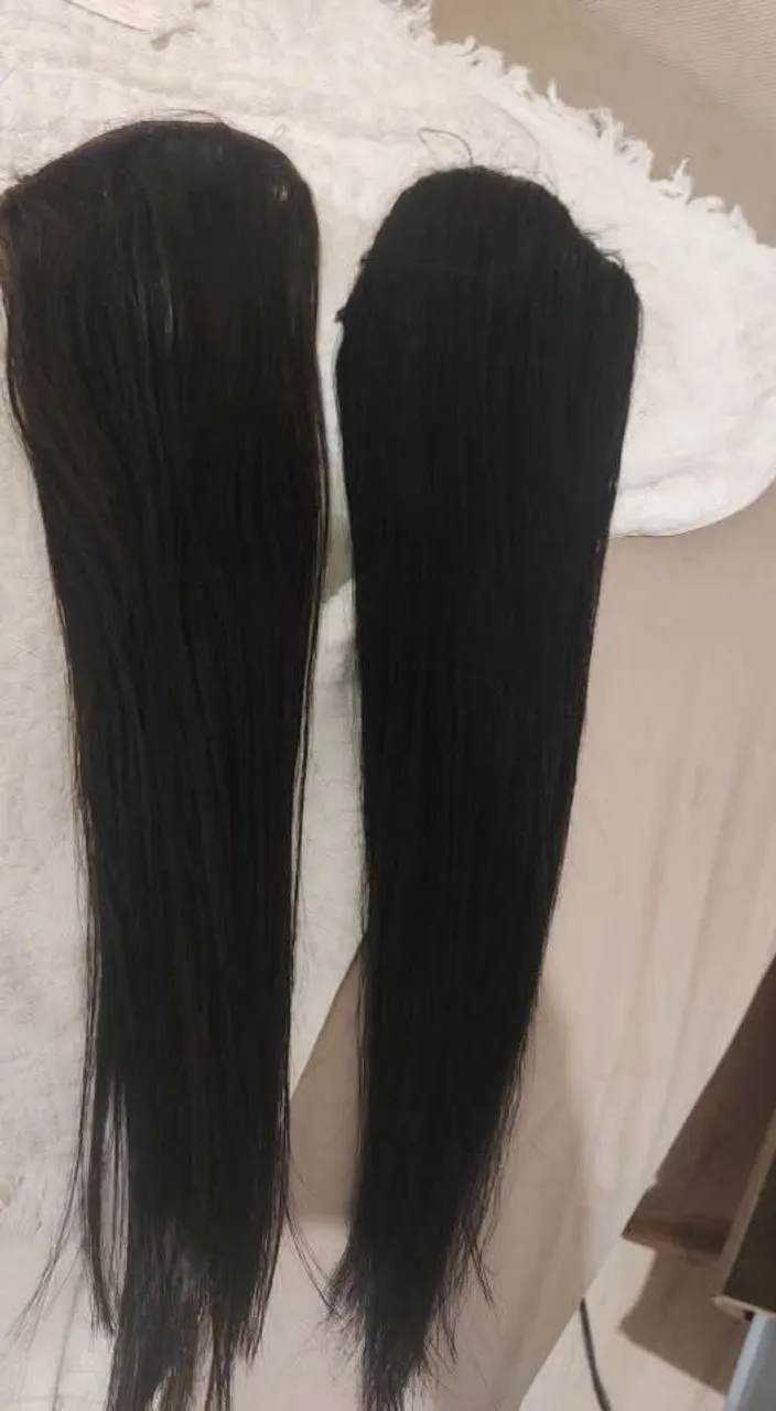Mega Hair Natural Preto - 2 Fios Longos