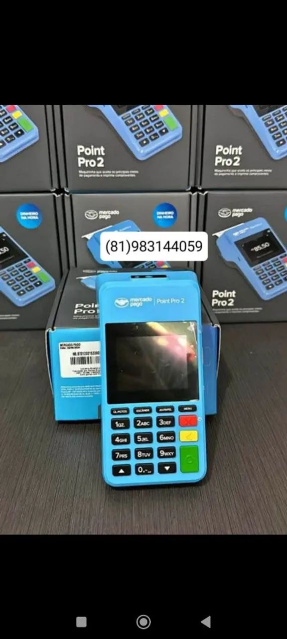 Máquina de cartão Point Pro 2 - Mercado Pago