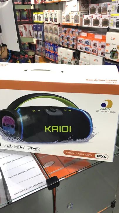 Caixa de Som Portátil Bluetooth Kaidi KD-889 300W - Foto 2