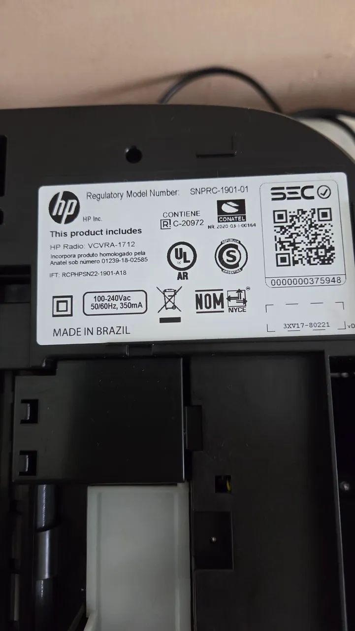HP Deskjet Ink Advantage 2774 Multifunction Printer64529122661122124