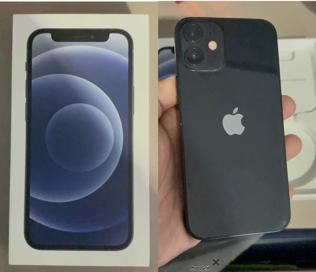 iPhone 12 mini - 256GB - Preto- Usado - Celulares e Smartphones