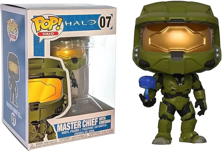 Halo masterchief com cortana funko pop