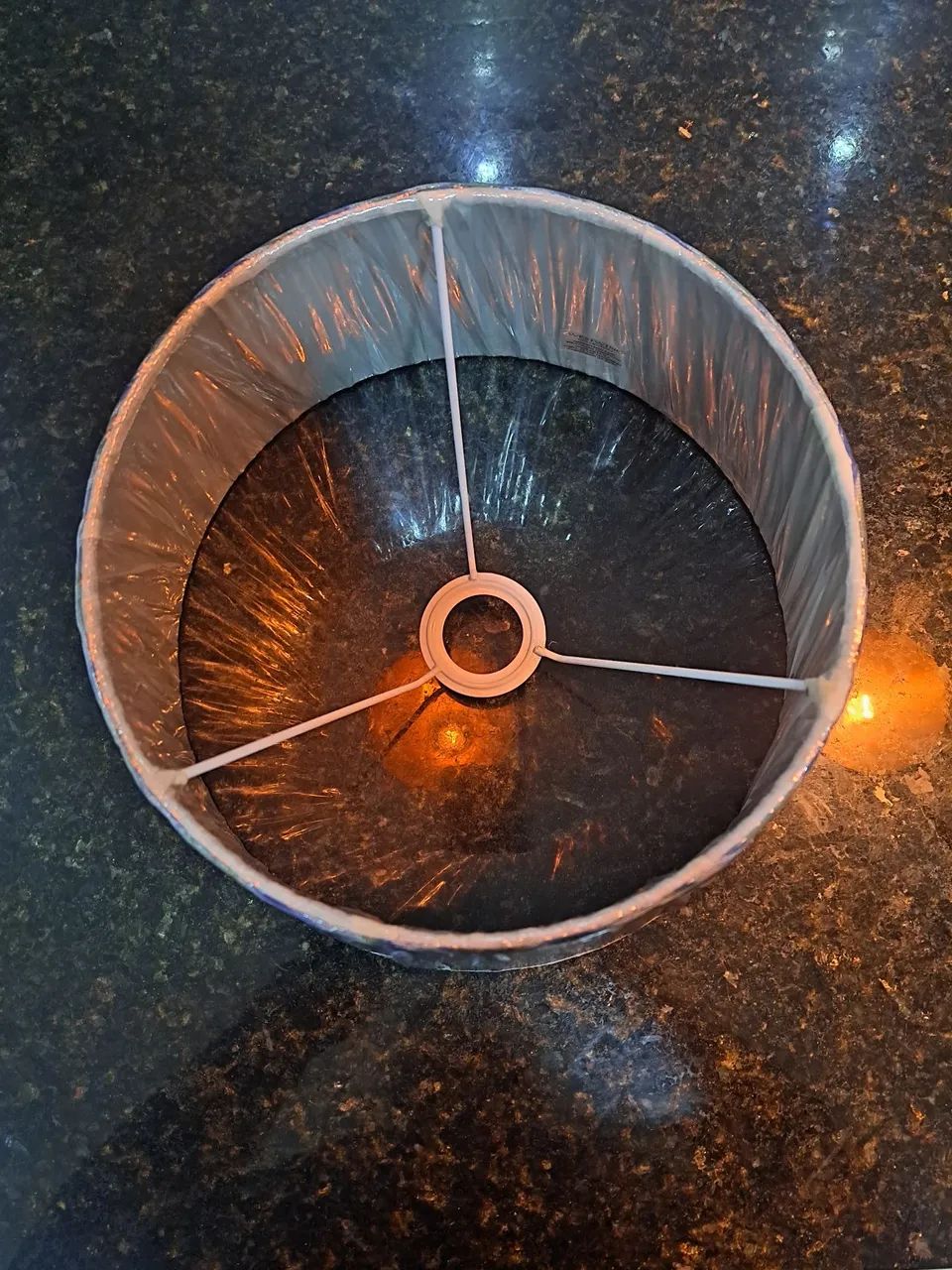 Cúpula de Abajur Bali - Vermelho e Rosê - Foto 3