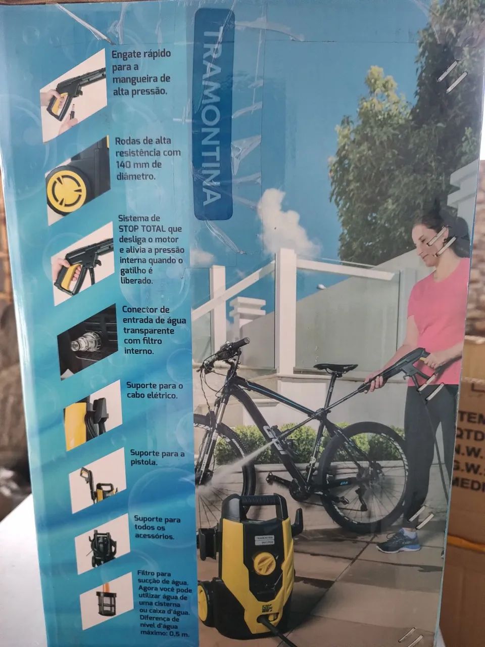 Lavadora de Alta Pressão Tramontina Master 127V 1500 PSI - Foto 3