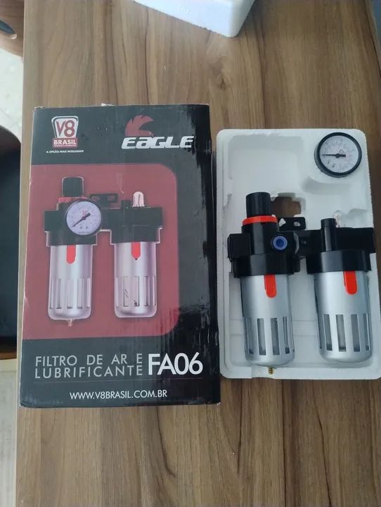 Filtro de Ar e Lubrificante para Compressor de Ar - Eagle FA06