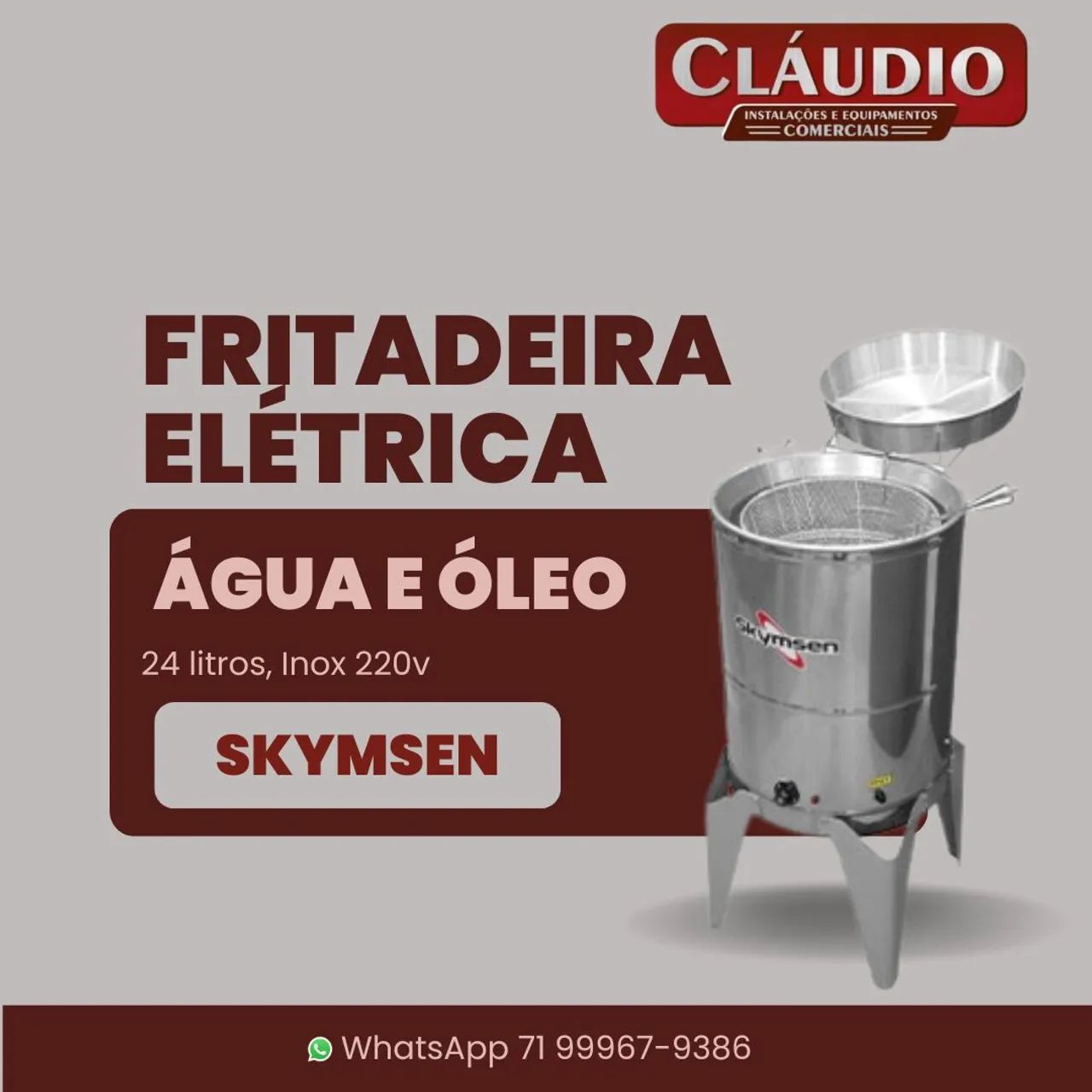 Fritadeira Industrial Skymsen 24 litros - Foto 2