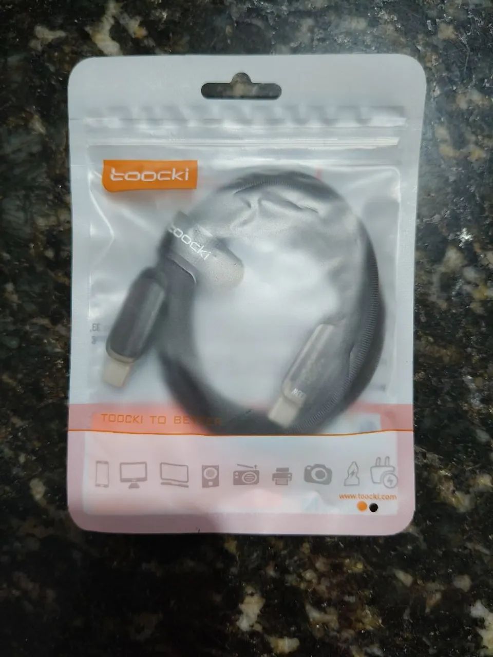 Cabo USB-C TOOCKI - Carregamento Rápido e Transferência de Dados