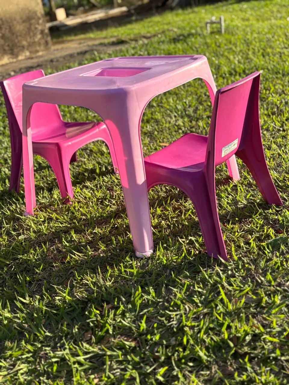 Conjunto de Mesa e Cadeiras Infantil Rosa64962682425217122