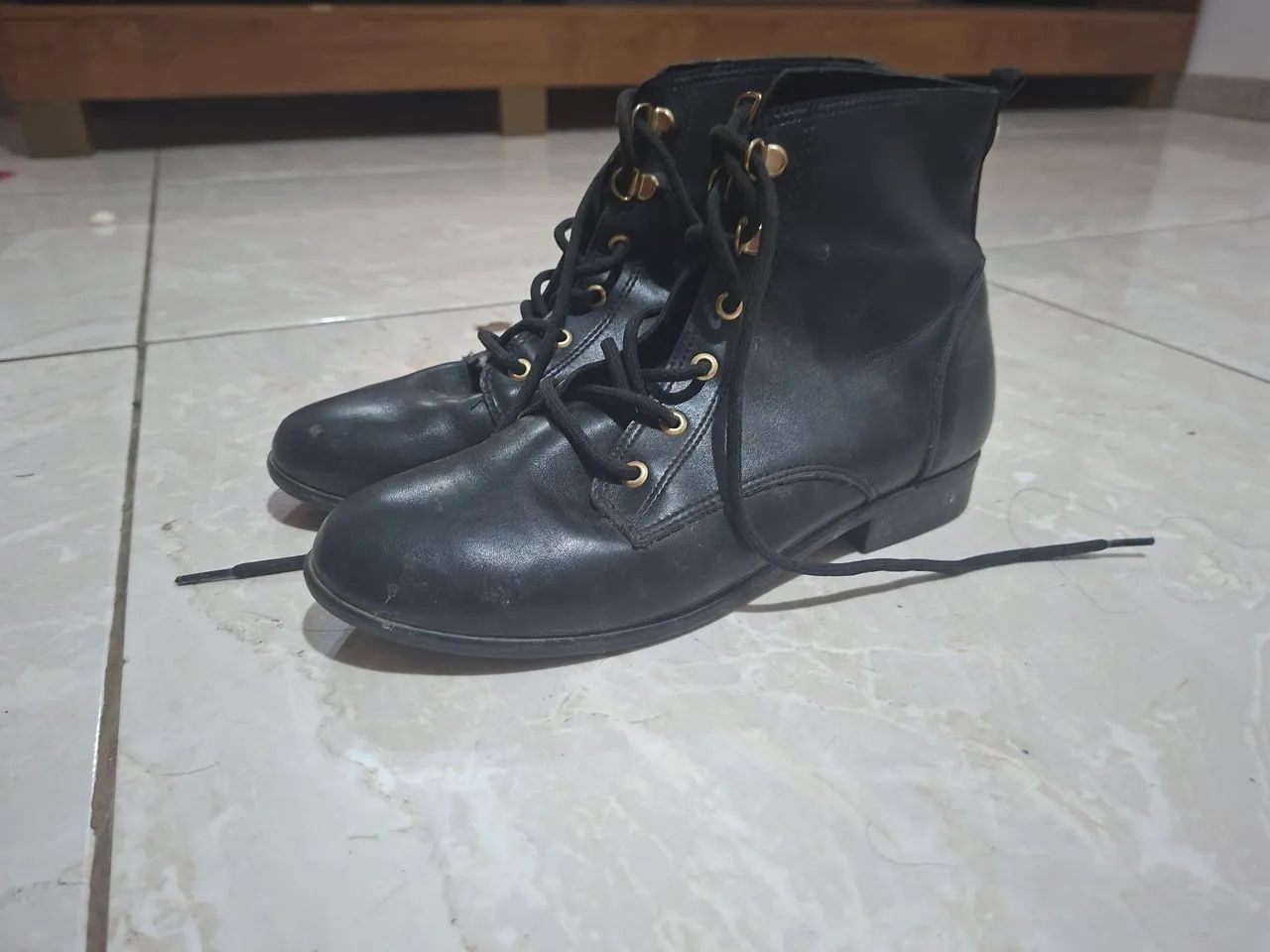 Bota Moleca preta - Foto 2