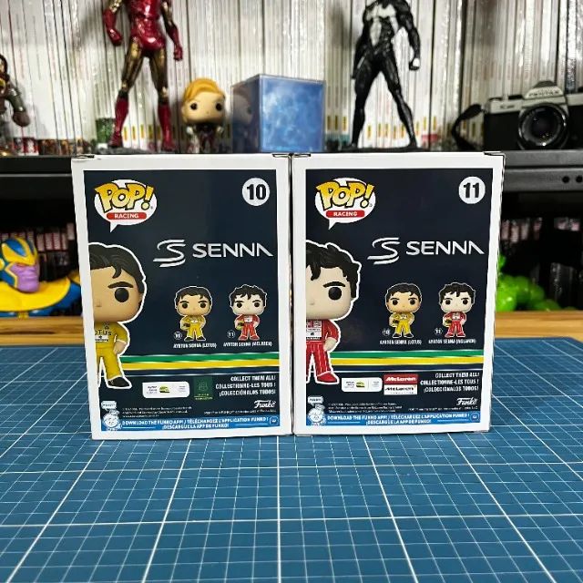 Kit Funko Pop Ayrton Senna 10 e 11 - Foto 3