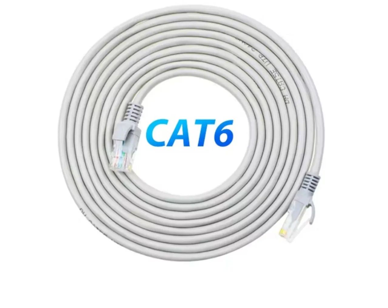 Cabo de rede internet ethernet Rj45 cat6 30 metros crimpado