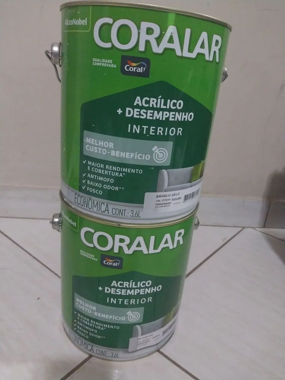 Tinta 3,6 Coral Coralar