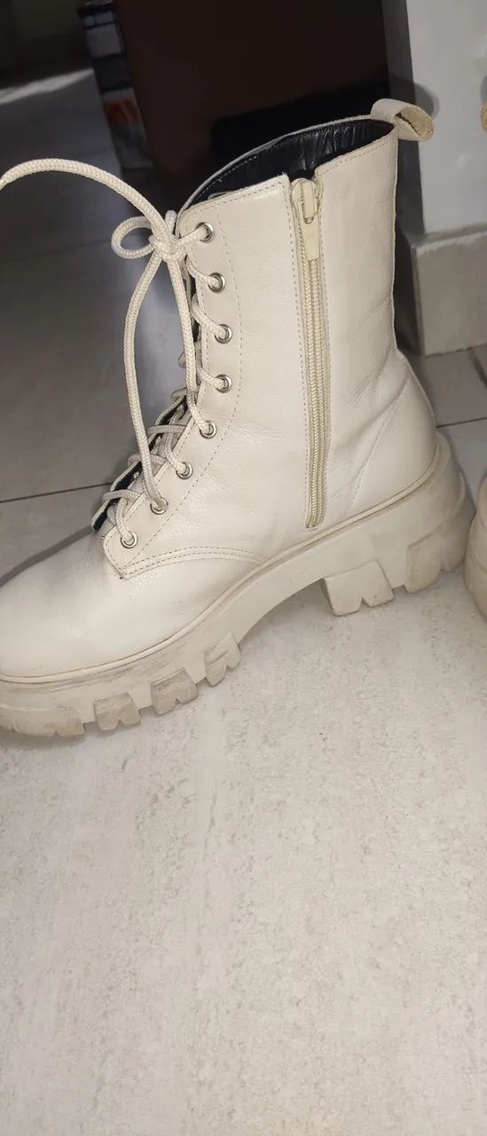 Bota off white Constance - Tam:36 - Foto 3