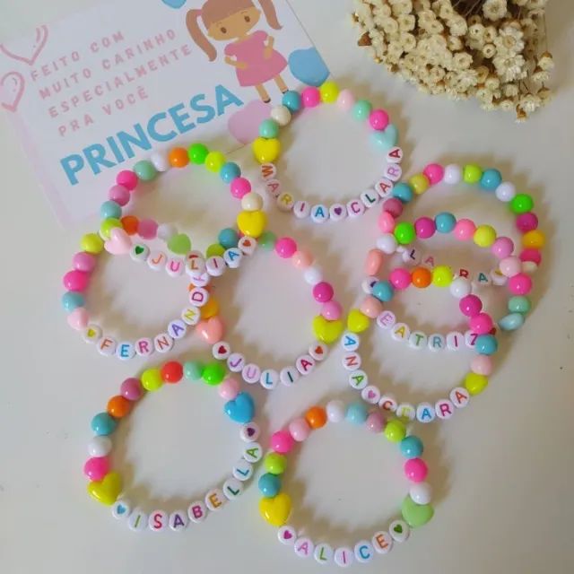 Pulseira de Miçanga Personalizada com Nome - Foto 5