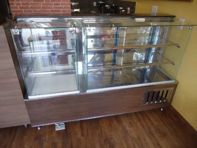 Balcão de salgado estufa,refrigerado ou seco para lanchonete - Foto 4