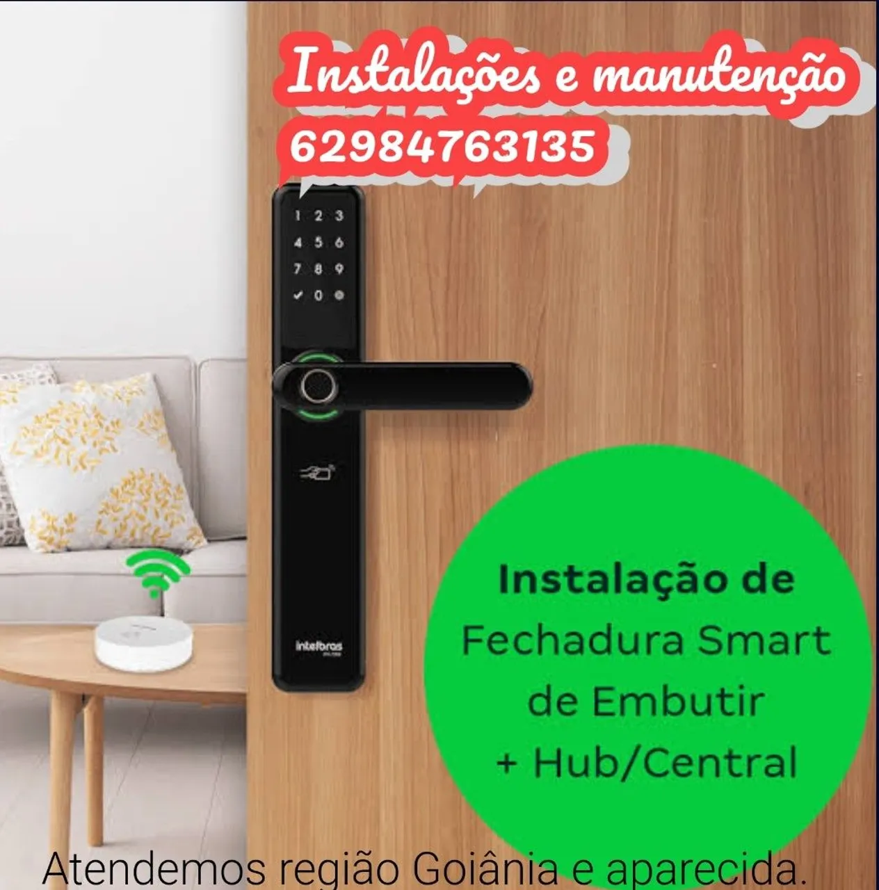 Fechadura digital eletrônica Goiânia