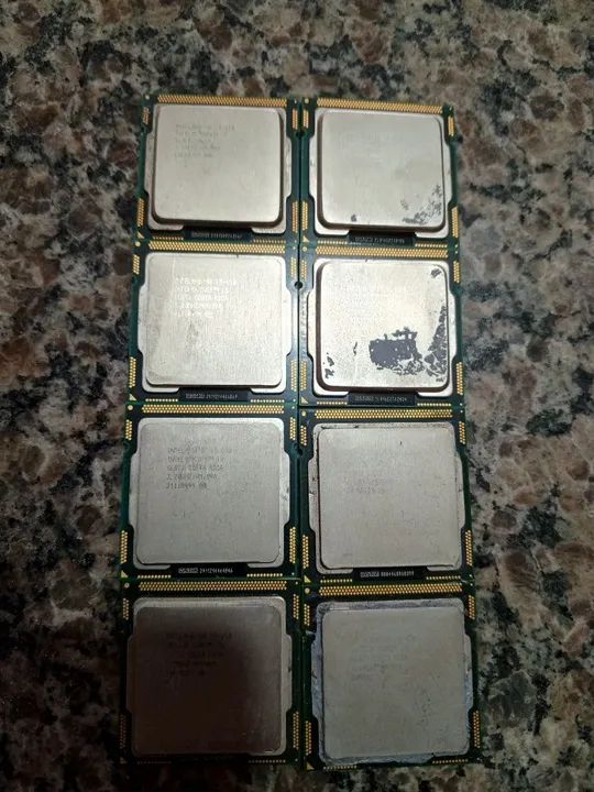 Lote de 8 Processadores Intel i5 650 1 tb 