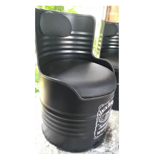 Tonel Poltrona Decoração Móveis de Tambor  - Foto 2