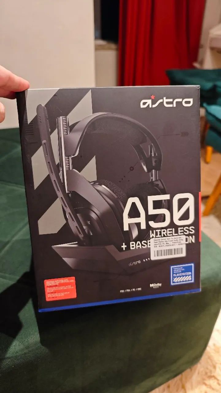 Headset Astro A50 +Base P/PS4 PS5 PC 