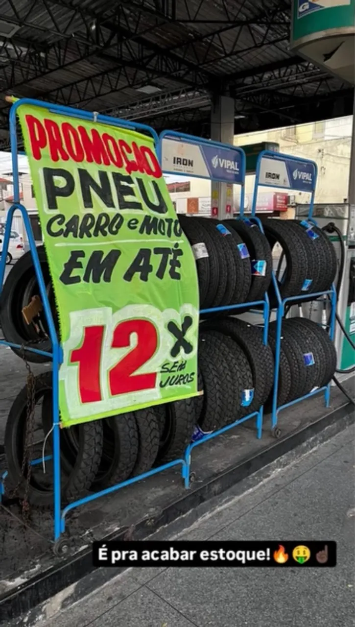 Pneus para carro e moto com até 12x sem juros!
