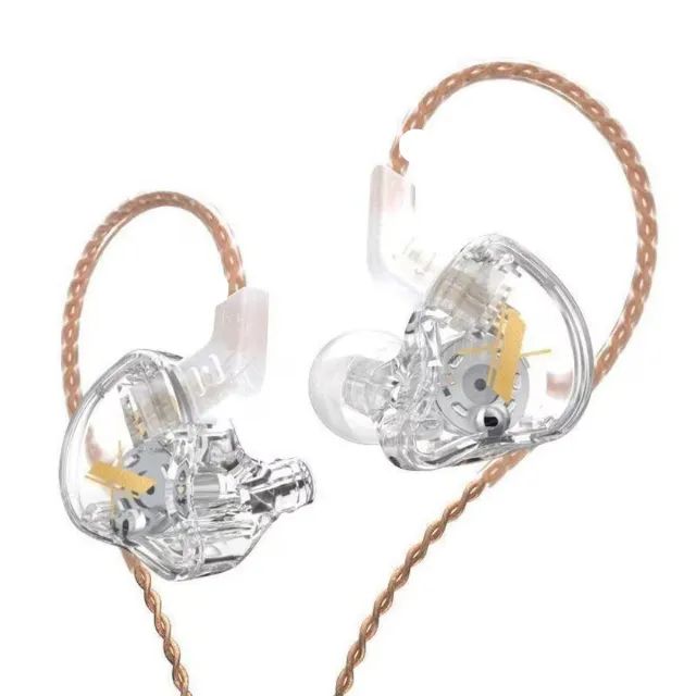 KZ EDX Cristal Dourado Sem Microfone
