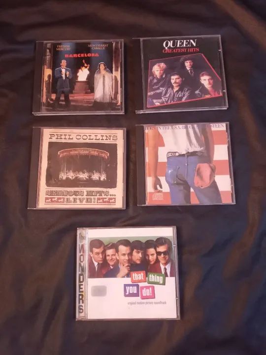 CDs Musicais Variados - Queen, Phil Collins, The Wonders e Mais!