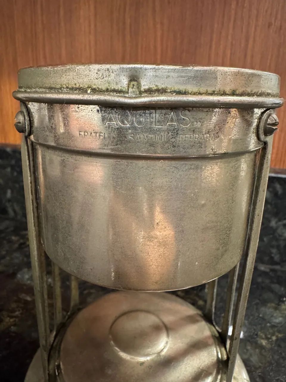 CAFETEIRA ITALIANA(1910/1920) AQUILAS FERRARA FRATELUSANTINI *RARISSIMA* Metais Nobres  - Foto 2