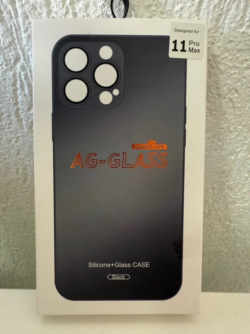 Capa Capinha Case De Vidro Fosco Temperado Ag- Glass 11 Pro max 39,90