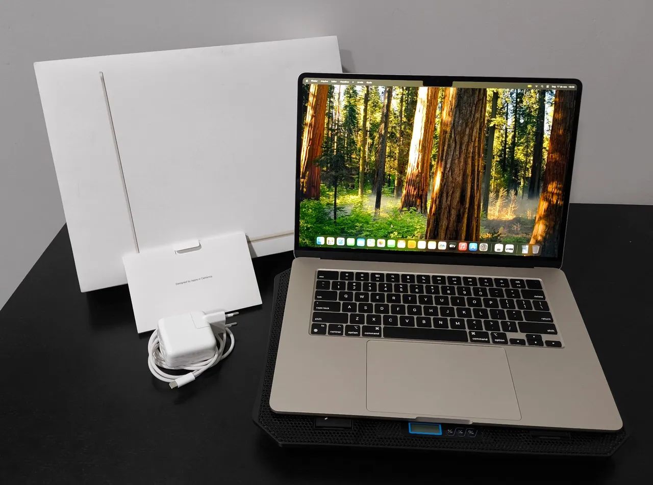 Macbook Air M2 - 15 polegadas - 512GB de SSD - 8GB de RAM - Avalio