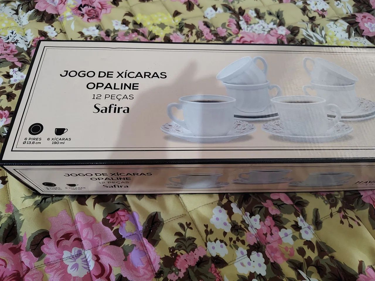Jogo de Chá com 6 Peças - Novo - Foto 4