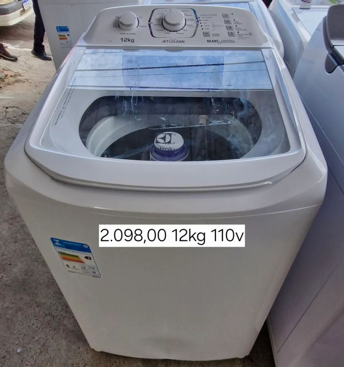 Máquina de Lavar 12kg Electrolux novo de mostruário 