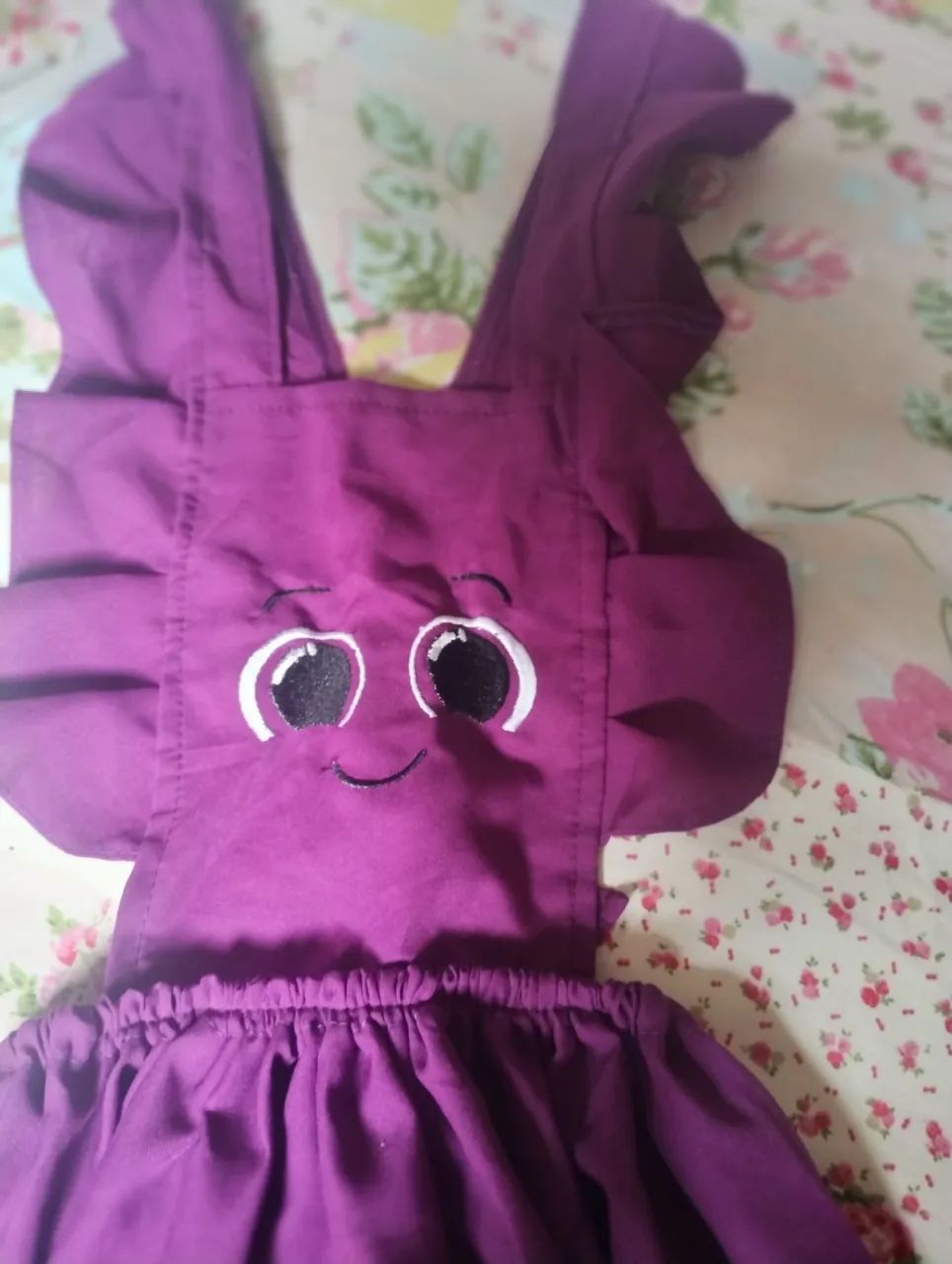 Vestido Infantil Personagem Divertido