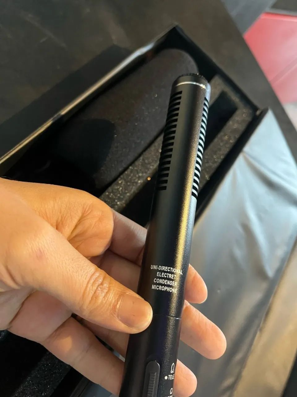 Microfone Shotgun Super Unidirecional Ultra-Cardióide HT-81 - Capte o Som com Precisão - Foto 4