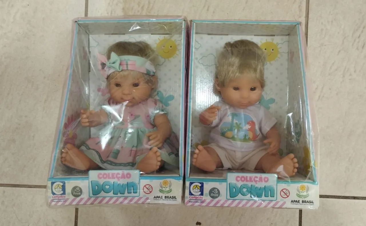 Bonecas Coleção Down - Menina e Menino