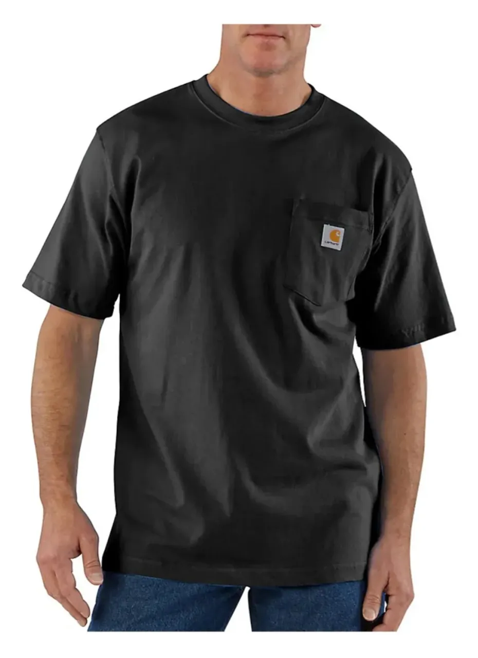 Camiseta Carhartt K87 Loose Fit Heavyweight Plus Size 2xl/3xl/4xl
